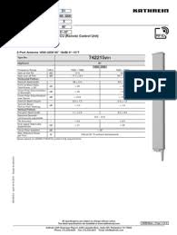 Antenna X Pole 065 V 18.0 1800/2200 Outdoor 7/16 BOT