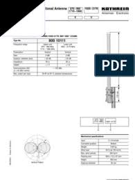 VVPol Omni, 870-960/1710-1880/1920-2170,360/360deg